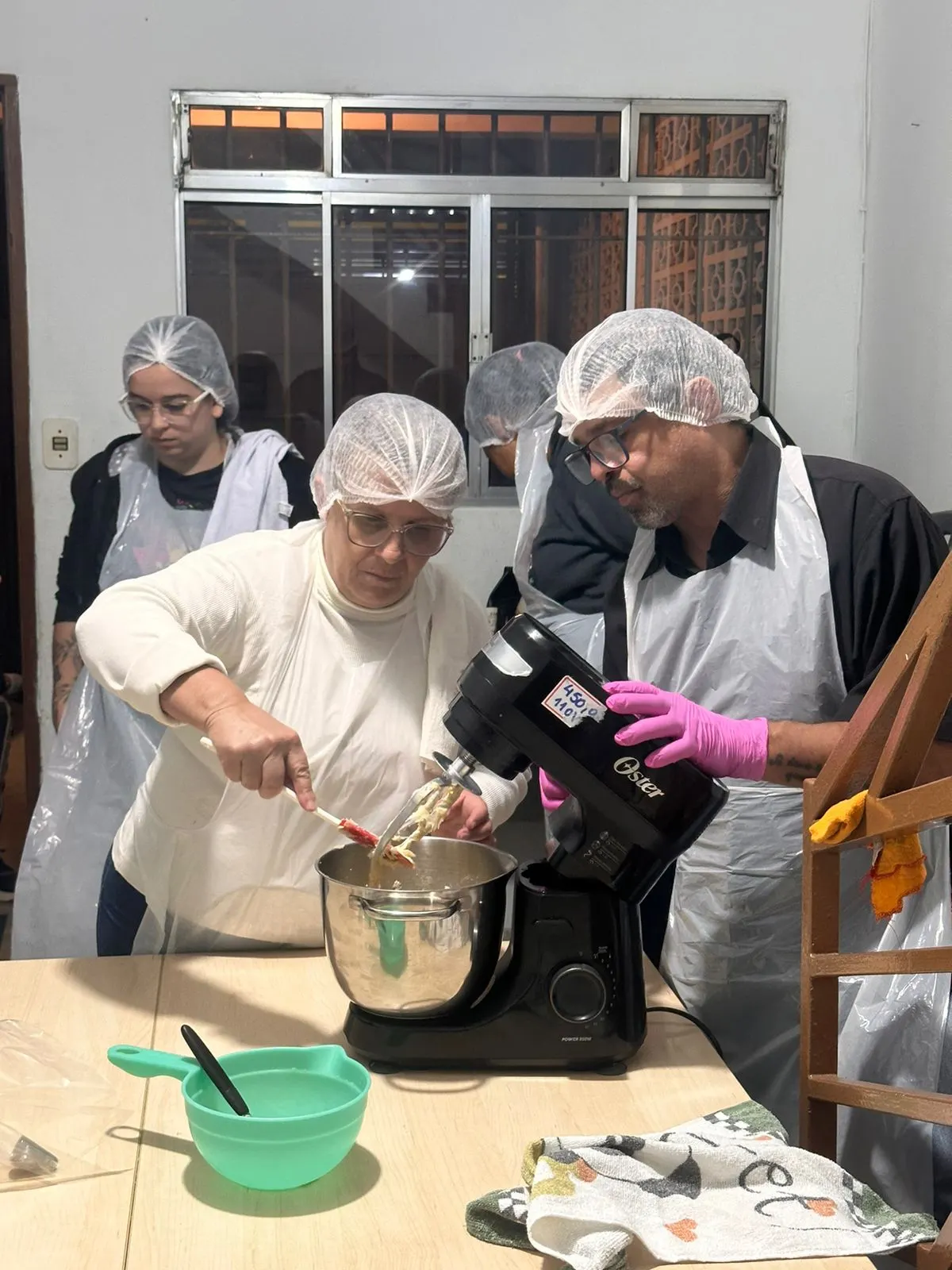 Aula prática de confeitaria