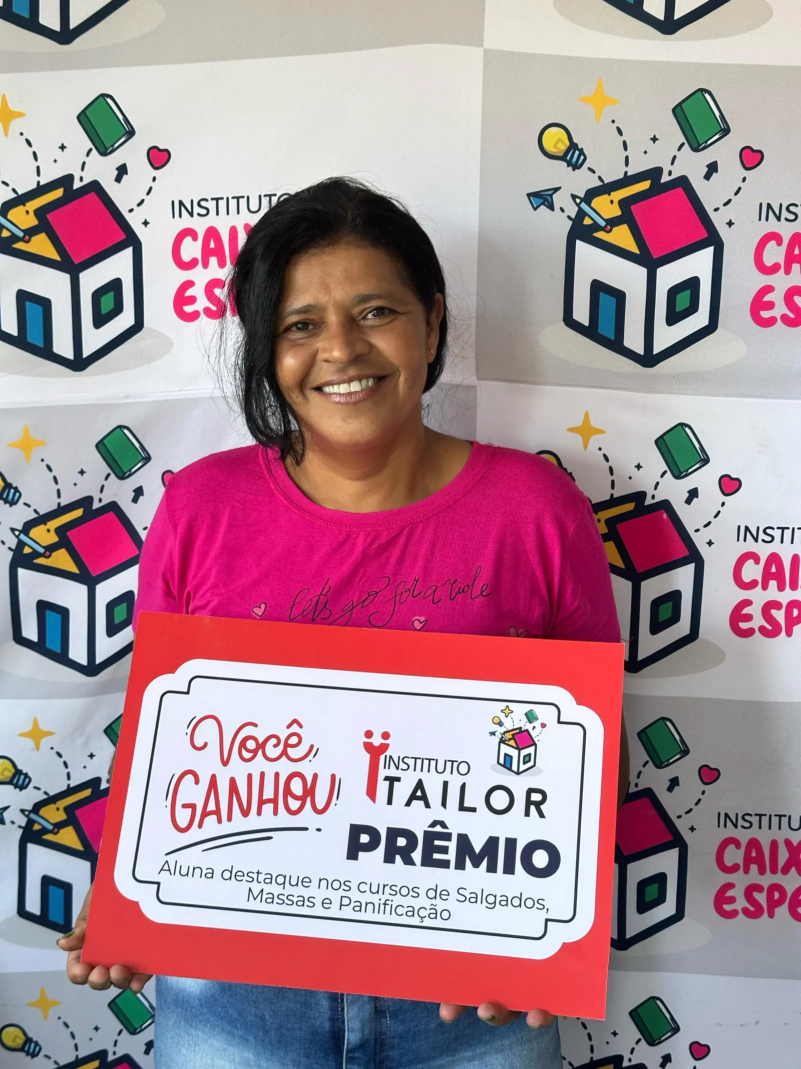 Prêmio Instituto Tailor para a aluna destaque do curso